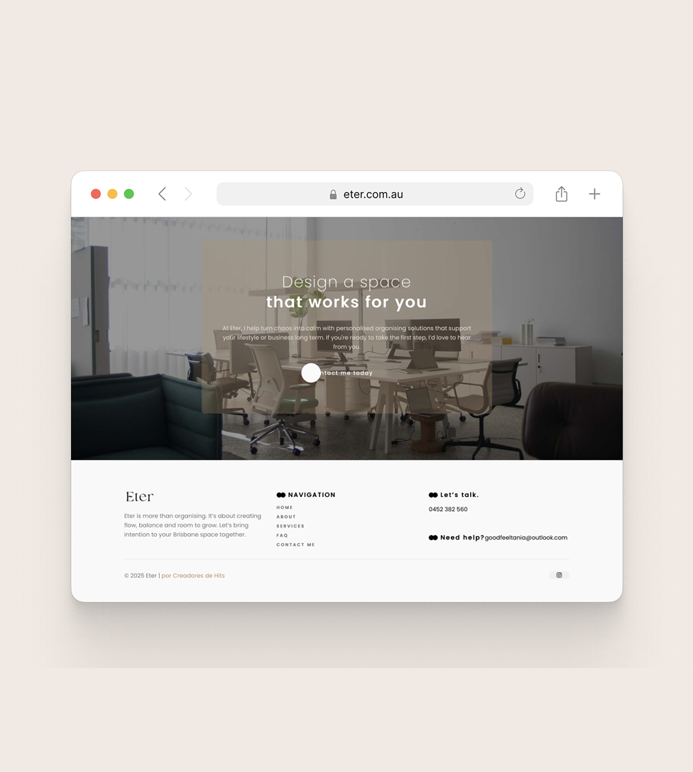 Diseño web y experiencia de usuario para estudio creativo con enfoque en branding digital